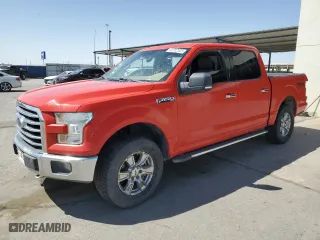 2016 Ford F-150 XLT with VIN 1FTEW1EF8GKE23589, listed as a Copart auction lot 52202525 with 159,866 mi miles and Salvage Title. Bid and sale history available at carsss.com. Image 1.