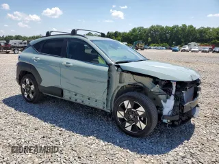 2024 Hyundai Kona SEL with VIN KM8HB3AB6RU062972, listed as a Copart auction lot 59031604 with 9,840 mi miles and Salvage Title. Bid and sale history available at carsss.com. Image 4.
