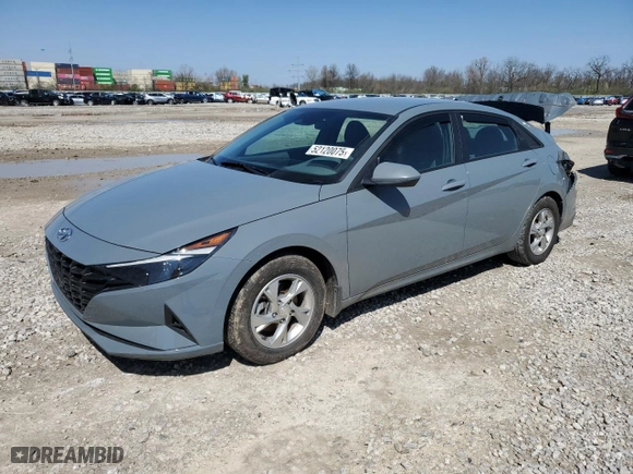 2022 Hyundai Elantra SE with VIN KMHLL4AG1NU335531, listed as a Copart auction lot 52120075 with 78,523 mi miles and Salvage Title. Bid and sale history available at carsss.com. Image 1.