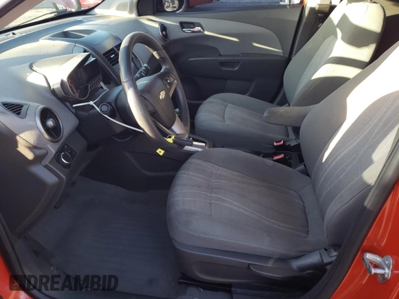 2013 Chevrolet Sonic LT with VIN 1G1JC6SB2D4228540, listed as a Copart auction lot 85100394 with 95,613 mi miles and Salvage Title. Bid and sale history available at carsss.com. Image 7.