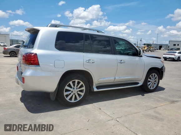 2011 Lexus LX 570 with VIN JTJHY7AX4B4061716, listed as a Copart auction lot 62327925 with 141,382 mi miles and Salvage title. Bid and sale history available at DreamBid. Image 3.