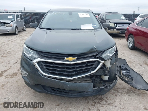 2018 Chevrolet Equinox LS with VIN 3GNAXHEV7JS640663, listed as a IAAI auction lot 41631256 with 141,224 mi miles and . Bid and sale history available at DreamBid. Image 12.