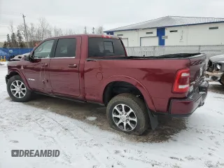 2024 Ram 2500 Longhorn with VIN 3C6UR5GL9RG339392, listed as a Copart auction lot 88396405 with 13,338 mi miles and Salvage Title. Bid and sale history available at carsss.com. Image 2.