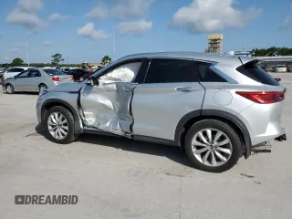 2019 Infiniti QX50 Luxe with VIN 3PCAJ5M19KF123138, listed as a Copart auction lot 61367315 with 117,826 mi miles and Salvage title. Bid and sale history available at DreamBid. Image 2.
