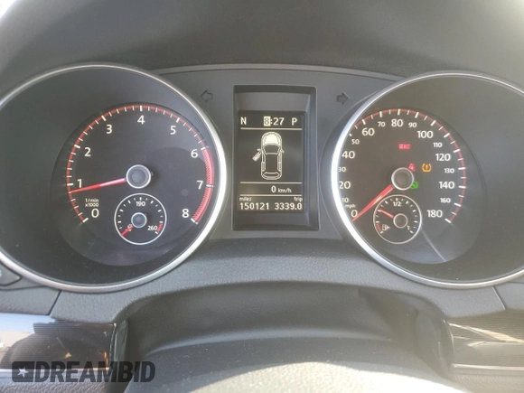 2011 Volkswagen Golf GTI w/Sunroof & Navi PZEV with VIN WVWHD7AJ4BW224055, listed as a Copart auction lot 64101625 with 150,121 mi miles and Clean title. Bid and sale history available at DreamBid. Image 9.