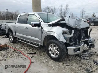 2024 Ford F-150 XLT with VIN 1FTFW3L82RFC22285, listed as a Copart auction lot 46424165 with 4,746 mi miles and Salvage Title. Bid and sale history available at carsss.com. Image 4.