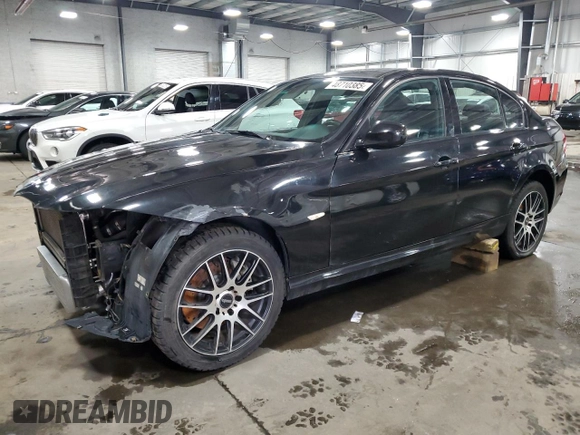 2011 BMW 3 Series 335i xDrive with VIN WBAPL5C57BA983005, listed as a Copart auction lot 48710385 with 85,344 mi miles and Salvage title. Bid and sale history available at DreamBid. Image 1.