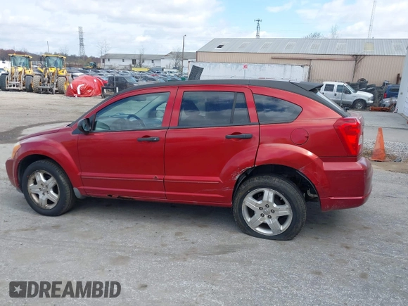 2007 Dodge Caliber SXT with VIN 1B3HB48B07D351411, listed as a IAAI auction lot 41908669 with 152,176 mi miles and . Bid and sale history available at DreamBid. Image 14.