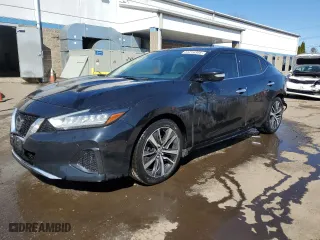 2020 Nissan Maxima SL with VIN 1N4AA6DVXLC386459, listed as a Copart auction lot 51216305 with 48,519 mi miles and Salvage Title. Bid and sale history available at carsss.com. Image 1.
