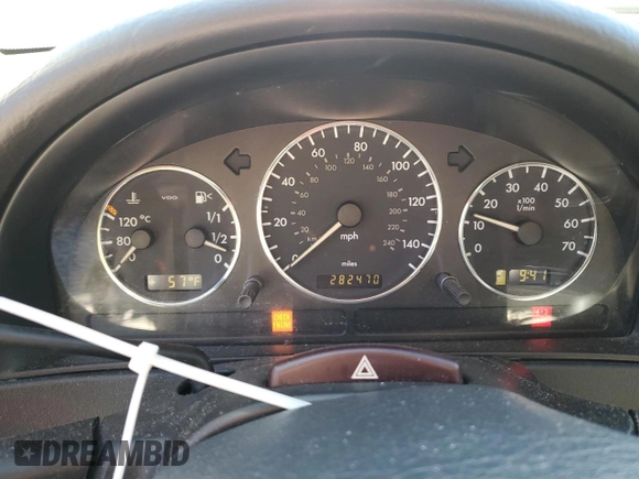 2005 Mercedes-Benz M-Class 3.7L with VIN 4JGAB57EX5A531426, listed as a Copart auction lot 76278424 with 282,470 mi miles and Salvage Title. Bid and sale history available at carsss.com. Image 9.