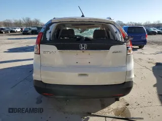 2014 Honda CR-V EX-L with VIN 5J6RM4H76EL102083, listed as a Copart auction lot 48851435 with 0 mi miles and Salvage Title. Bid and sale history available at carsss.com. Image 6.