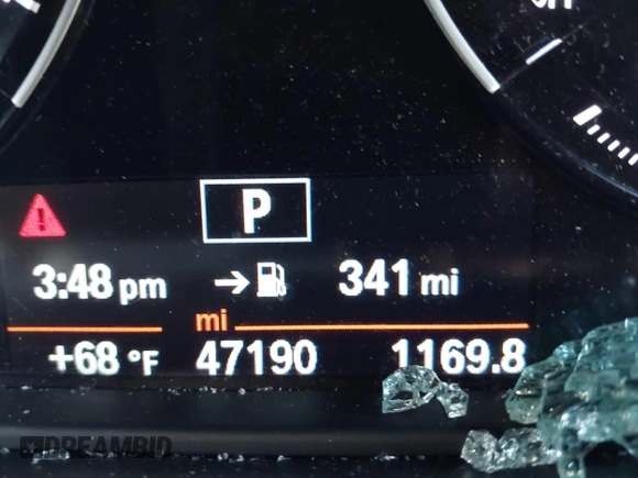 2018 BMW X1 xDrive28i with VIN WBXHT3C32J5L31896, listed as a IAAI auction lot 41675944 with 47,190 mi miles. Bid and sale history available at carsss.com. Image 15.