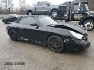 2004 Porsche 911 Carrera with VIN WP0CA29974S653278, listed as a Copart auction lot 81827464 with 97,273 mi miles and Salvage Title. Bid and sale history available at carsss.com. Image 4.