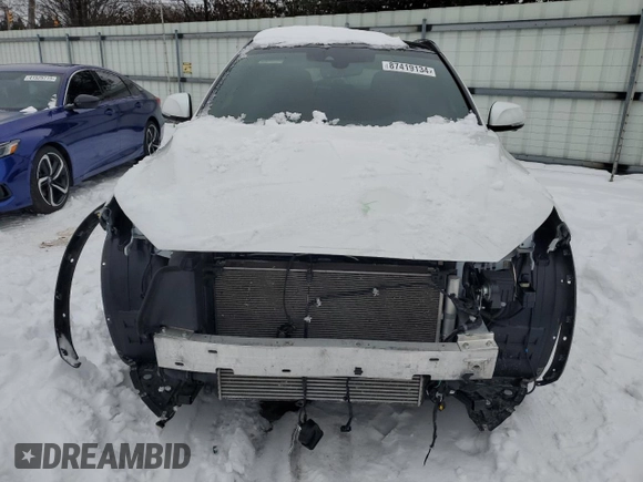 2023 Infiniti QX50 Sport with VIN 3PCAJ5FB0PF111649, listed as a Copart auction lot 87419134 with 21,612 mi miles and Salvage Title. Bid and sale history available at DreamBid. Image 5.
