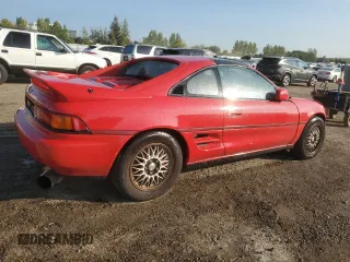 1993 Toyota MR2 z VIN JT2SW22P2P0063195, wystawiony jako Copart lot #68921224 z przebiegiem 155 528 mil mil oraz Czysty tytuł • Clean title. Historia ofert i sprzedaży dostępna na DreamBid. Obrazek 3.