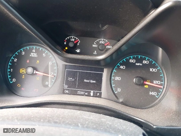 2022 Chevrolet Colorado 2WD Work Truck with VIN 1GCGSBEN4N1319525, listed as a IAAI auction lot 41070216 with 22,337 mi miles. Bid and sale history available at carsss.com. Image 7.
