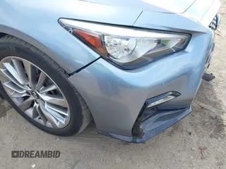 2018 Infiniti Q50 3.0t LUXE with VIN JN1EV7AP9JM352079, listed as a IAAI auction lot 42030404 with 62,550 mi miles. Bid and sale history available at carsss.com. Image 20.