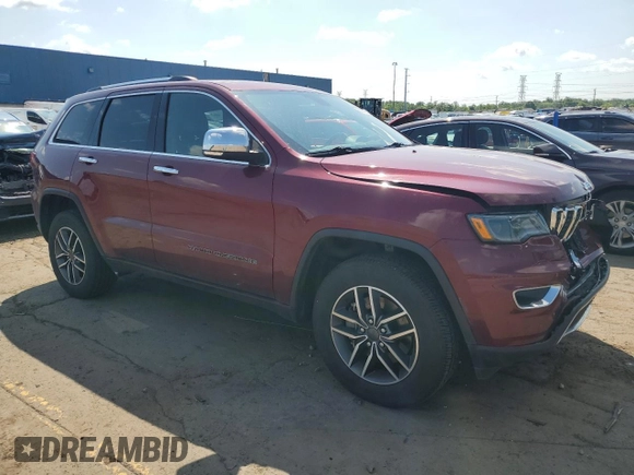 2021 Jeep Grand Cherokee Limited with VIN 1C4RJFBG2MC514034, listed as a Copart auction lot 60367065 with 82,932 mi miles and Clean title. Bid and sale history available at DreamBid. Image 4.