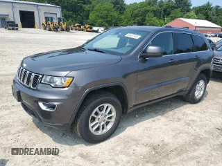 2020 Jeep Grand Cherokee Laredo E with VIN 1C4RJFAGXLC143334, listed as a Copart auction lot 60437345 with 62,484 mi miles and Salvage title. Bid and sale history available at DreamBid. Image 1.