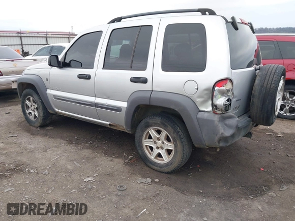 2004 Jeep Liberty Sport with VIN 1J4GL48K74W318861, listed as a IAAI auction lot 41706222 with 211,089 mi miles. Bid and sale history available at carsss.com. Image 3.