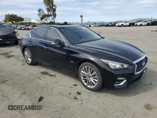 2020 Infiniti Q50 Luxe z VIN JN1EV7AR1LM250098, wystawiony jako Copart lot #50047065 z przebiegiem 40 447 mil mil oraz Szkoda całkowita • Salvage title. Historia ofert i sprzedaży dostępna na DreamBid. Obrazek 4.