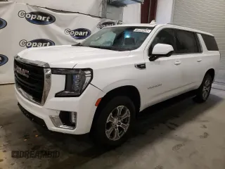 2022 GMC Yukon XL SLE with VIN 1GKS2FKD3NR232492, listed as a Copart auction lot 75940434 with 53,662 mi miles and Clean Title. Bid and sale history available at DreamBid. Image 1.