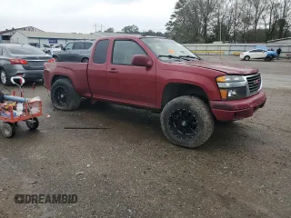 2005 GMC Canyon SLE Z71 with VIN 1GTDT196958121737, listed as a Copart auction lot 44645395 with 187,622 mi miles and Salvage Title. Bid and sale history available at carsss.com. Image 4.