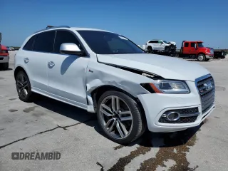 2015 Audi SQ5 Premium Plus with VIN WA1CGAFP1FA090470, listed as a Copart auction lot 55276774 with 209,211 mi miles and Salvage Title. Bid and sale history available at carsss.com. Image 4.