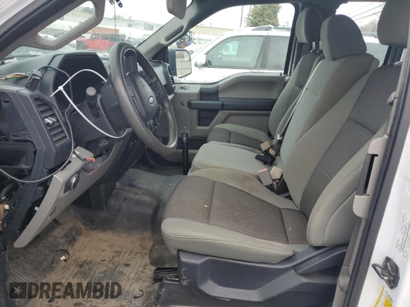 2020 Ford F-150 XL with VIN 1FTEX1EP5LKD79714, listed as a Copart auction lot 42907325 with Not provided miles and Salvage title. Bid and sale history available at DreamBid. Image 7.