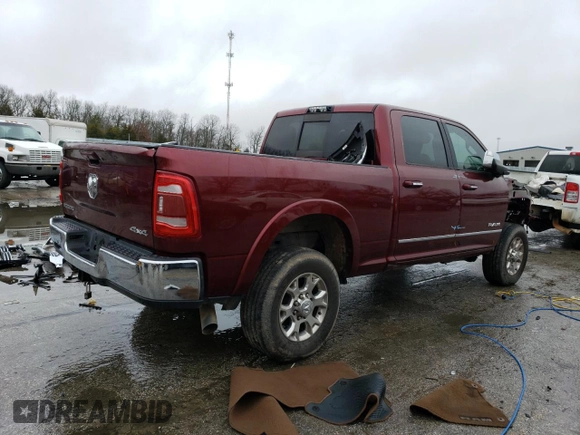 2019 Ram 2500 Laramie with VIN 3C6UR5FL7KG602583, listed as a Copart auction lot 42878445 with 199,767 mi miles and Salvage Title. Bid and sale history available at carsss.com. Image 3.