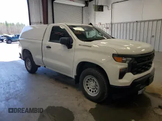 2023 Chevrolet Silverado 1500 Work Truck with VIN 3GCNAAEK6PG339175, listed as a Copart auction lot 53839705 with 108,373 mi miles and Clean Title. Bid and sale history available at carsss.com. Image 4.