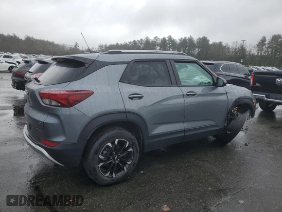 2021 Chevrolet TrailBlazer LT with VIN KL79MPS26MB088207, listed as a Copart auction lot 49531544 with Not Provided miles and . Bid and sale history available at DreamBid. Image 3.