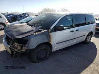 2011 Dodge Grand Caravan with VIN 2D4JN1AG4BR651747, listed as a Copart auction lot 48582855 with Not Provided miles and Salvage Title. Bid and sale history available at DreamBid. Image 1.