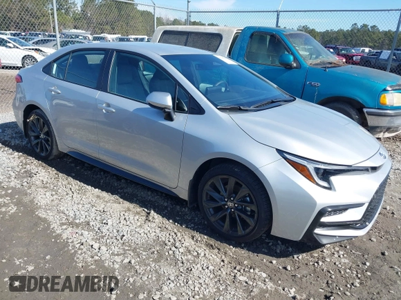 2024 Toyota Corolla SE with VIN 5YFS4MCE3RP214785, listed as a IAAI auction lot 41468507 with 6,128 mi miles and . Bid and sale history available at DreamBid. Image 1.