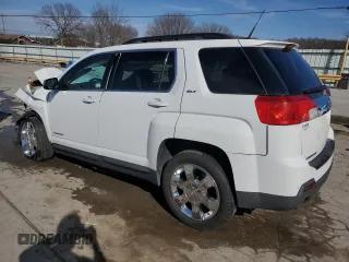 2012 GMC Terrain SLT-1 with VIN 2GKFLUE57C6395792, listed as a Copart auction lot 46750335 with 100,996 mi miles and Salvage Title. Bid and sale history available at carsss.com. Image 2.