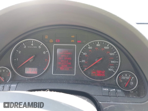 2003 Audi A4 1.8T z VIN WAUJC68E73A236090, wystawiony jako IAAI lot #42139658 z przebiegiem 118 055 mil mil oraz . Historia ofert i sprzedaży dostępna na DreamBid. Obrazek 7.