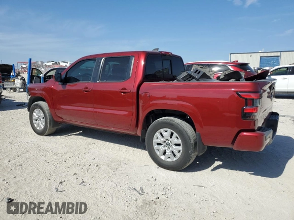 2022 Nissan Frontier S with VIN 1N6ED1EK5NN628959, listed as a Copart auction lot 67492454 with 33,617 mi miles and Salvage Title. Bid and sale history available at carsss.com. Image 2.