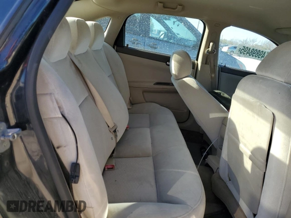 2007 Chevrolet Impala LS z VIN 2G1WB55K679125329, wystawiony jako Copart lot #49898495 z przebiegiem Nie podano mil oraz Szkoda całkowita • Salvage title. Historia ofert i sprzedaży dostępna na DreamBid. Obrazek 10.