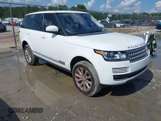 2016 Land Rover Range Rover HSE z VIN SALGS2VFXGA254295, wystawiony jako IAAI lot #42435489 z przebiegiem 137 617 mil mil oraz . Historia ofert i sprzedaży dostępna na DreamBid. Obrazek 1.