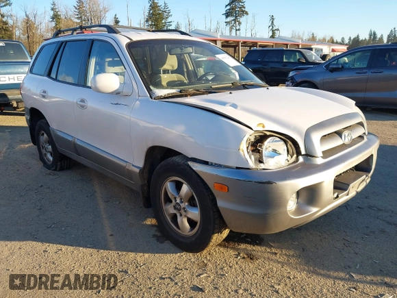 2006 Hyundai Santa Fe GLS with VIN KM8SC13D76U105720, listed as a IAAI auction lot 41559249 with 180,436 mi miles. Bid and sale history available at carsss.com. Image 1.