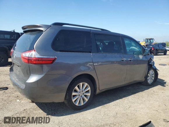 2015 Toyota Sienna Limited z VIN 5TDDK3DC4FS106412, wystawiony jako Copart lot #55531975 z przebiegiem 179 363 mil mil oraz Szkoda całkowita • Salvage title. Historia ofert i sprzedaży dostępna na DreamBid. Obrazek 3.