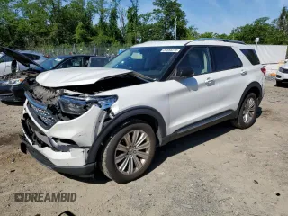 2020 Ford Explorer Limited z VIN 1FMSK8FH5LGB48327, wystawiony jako Copart lot #57556275 z przebiegiem 166 107 mil mil oraz Szkoda całkowita • Salvage title. Historia ofert i sprzedaży dostępna na DreamBid. Obrazek 1.