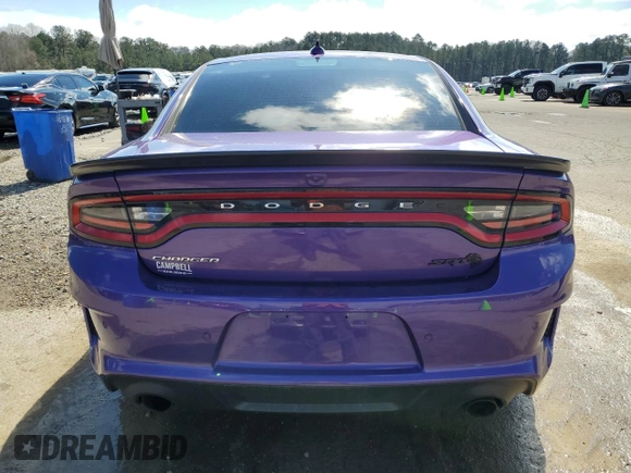 2023 Dodge Charger SRT Hellcat Widebody Jailbreak with VIN 2C3CDXL9XPH689642, listed as a Copart auction lot 46474045 with 14,742 mi miles and Salvage Title. Bid and sale history available at carsss.com. Image 6.