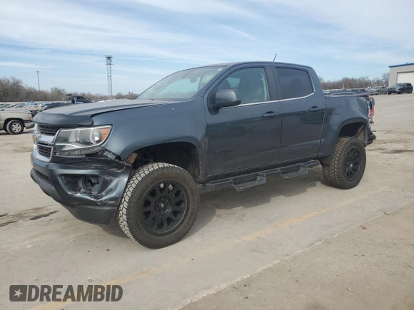 2020 Chevrolet Colorado 4WD Work Truck with VIN 1GCGTBEN7L1112220, listed as a Copart auction lot 48948425 with 97,218 mi miles and Salvage title. Bid and sale history available at DreamBid. Image 1.