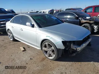 2013 Audi A4 Prestige with VIN WAUKFAFL0DA161928, listed as a IAAI auction lot 41403253 with 87,394 mi miles. Bid and sale history available at carsss.com. Image 1.