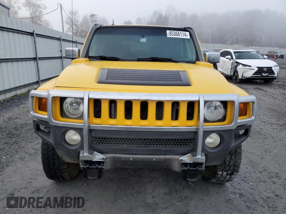 2007 Hummer H3 SUV with VIN 5GTDN13E678101645, listed as a Copart auction lot 85368114 with 209,716 mi miles and Salvage Title. Bid and sale history available at DreamBid. Image 5.