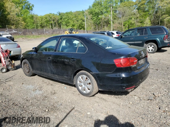 2011 Volkswagen Jetta Sedan SE w/Convenience & Sunroof PZEV with VIN 3VWDZ7AJ2BM339007, listed as a Copart auction lot 53679025 with 0 mi miles and Salvage Title. Bid and sale history available at carsss.com. Image 2.