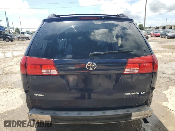 2004 Toyota Sienna CE with VIN 5TDZA23C04S197373, listed as a Copart auction lot 49153845 with 0 mi miles and Non Repairable. Bid and sale history available at carsss.com. Image 6.