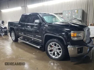 2014 GMC Sierra 1500 SLT with VIN 3GTU2VEC5EG317755, listed as a Copart auction lot 83617184 with 212,480 mi miles and Salvage Title. Bid and sale history available at DreamBid. Image 4.