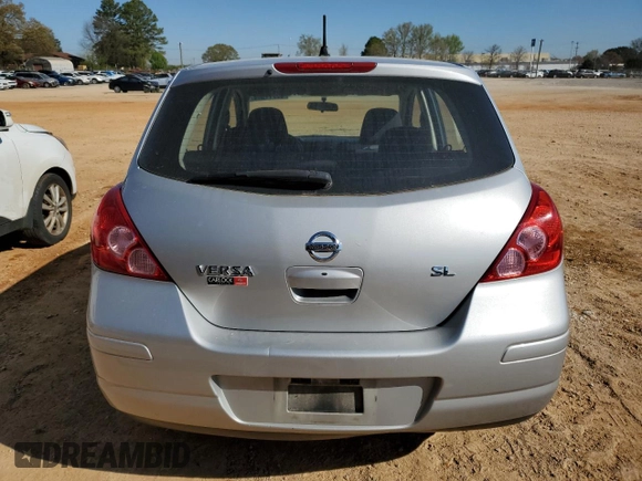 2009 Nissan Versa 1.8 SL with VIN 3N1BC13E39L409285, listed as a Copart auction lot 48911594 with 182,041 mi miles and Salvage Title. Bid and sale history available at carsss.com. Image 6.